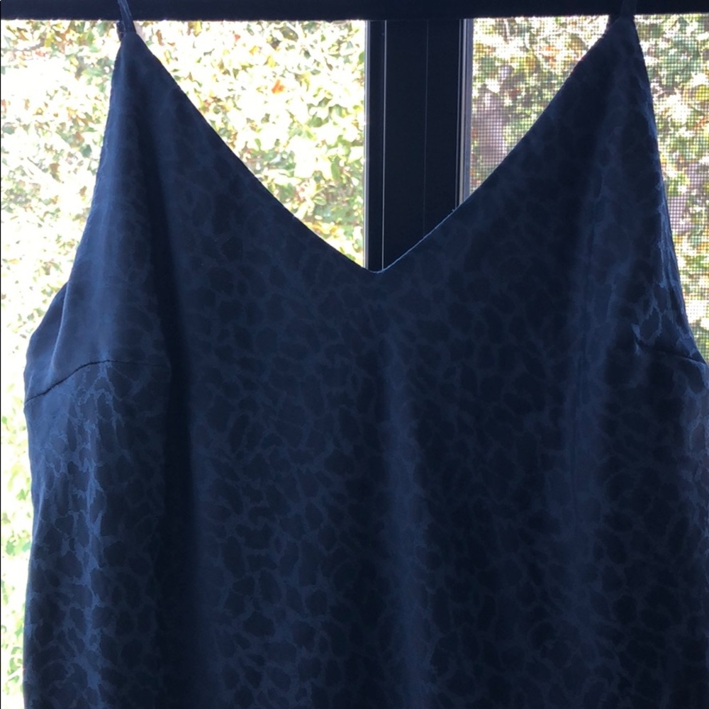 A New Day blue leopard print dress - Picture 3 of 4